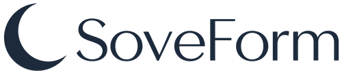 SoveForm – logo med halvmåne